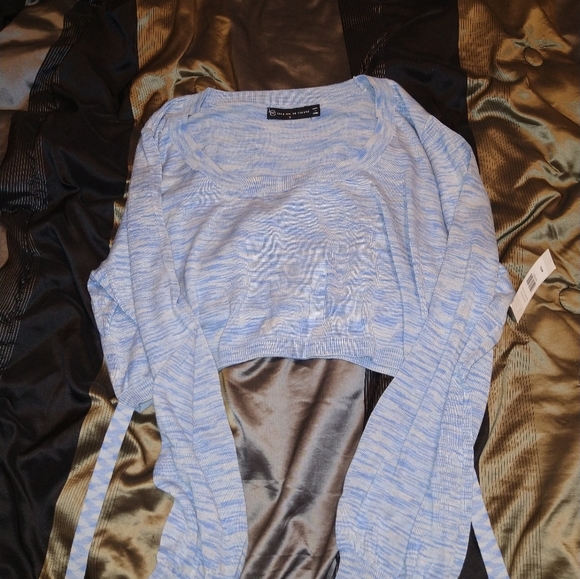 Space dyed maxi skirt and crop pullover - Picture 5 of 7